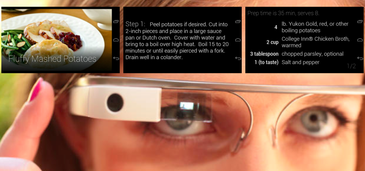 College Inn® Recipes featured on Google Glass
